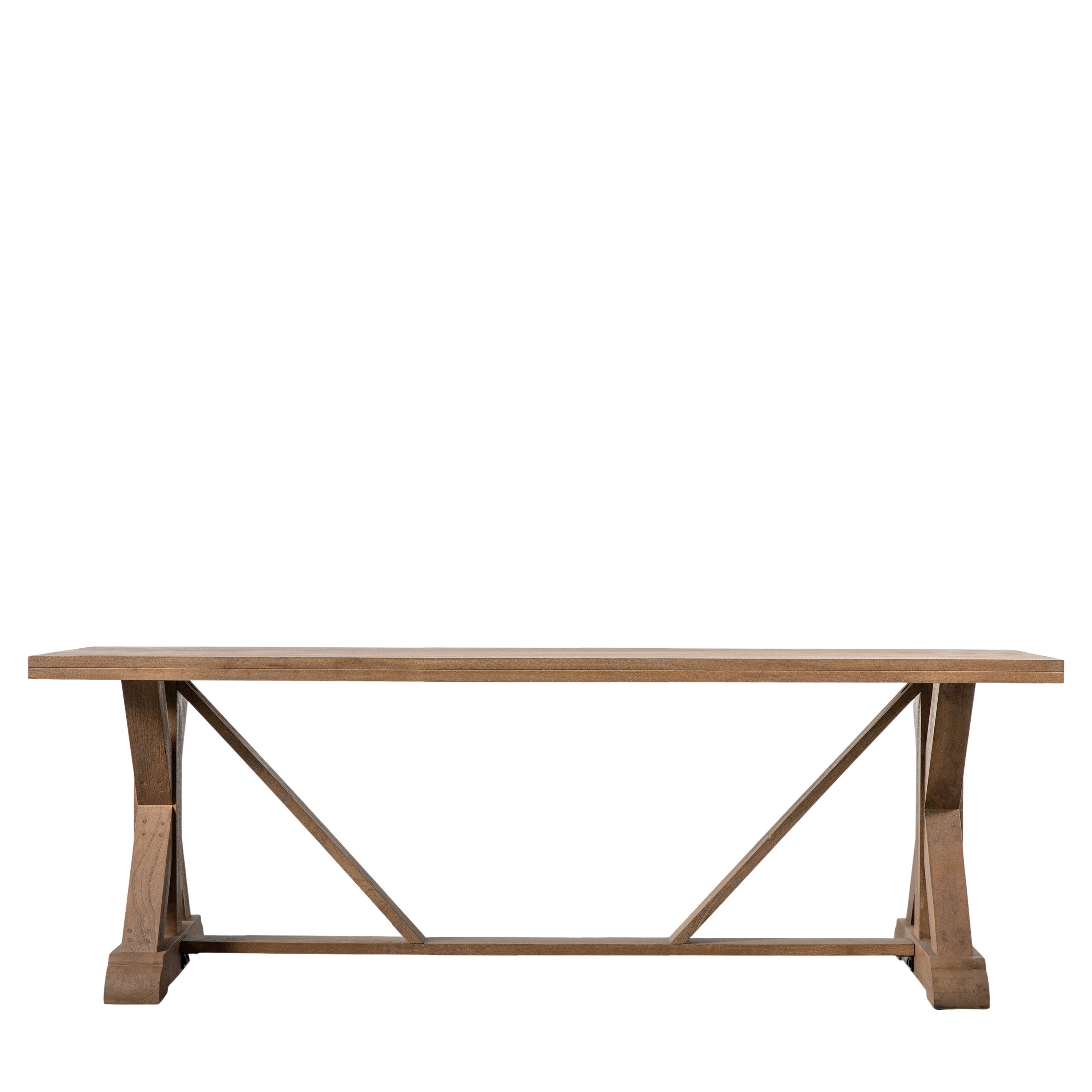 Ashbrook Carved Solid Mango Wood Rectangle Dining Table | 8 Seater